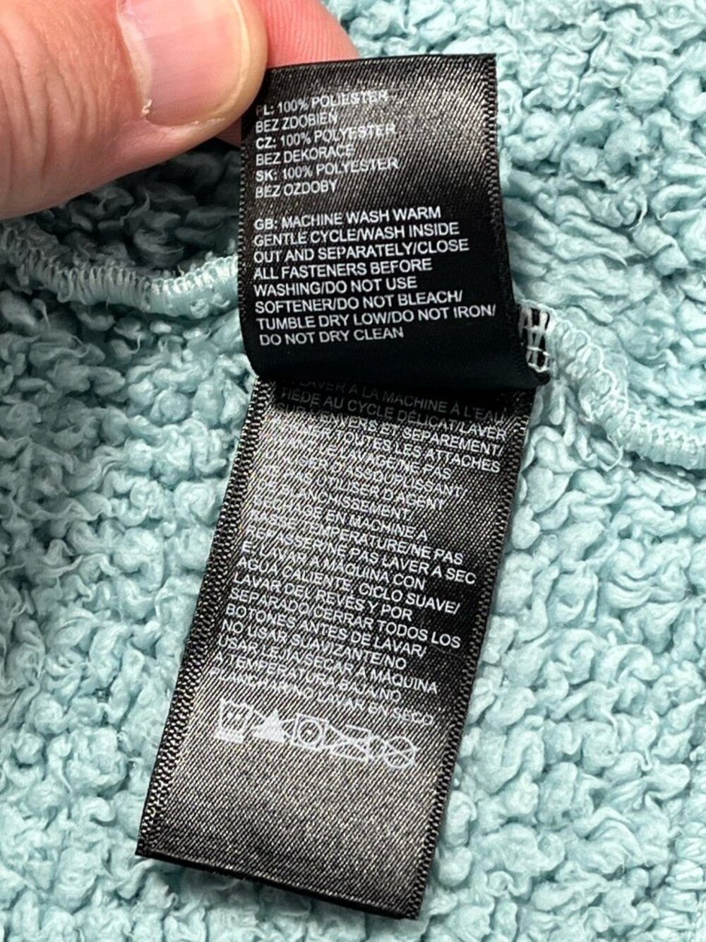 The North Face Youth Girls Campshire Crew Sage Green Size Large 14-16 Fuzzy - Picture 10 of 15